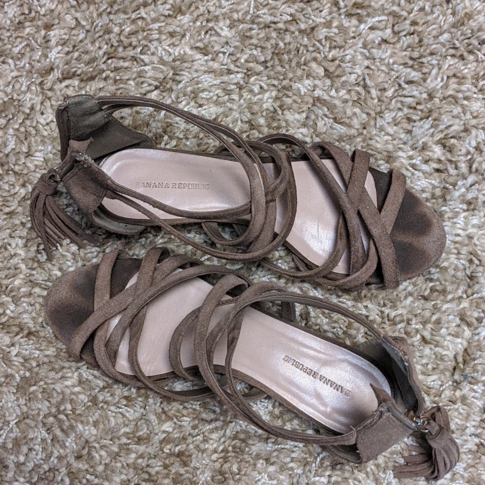 Banana republic strappy gladiator sandals - 8